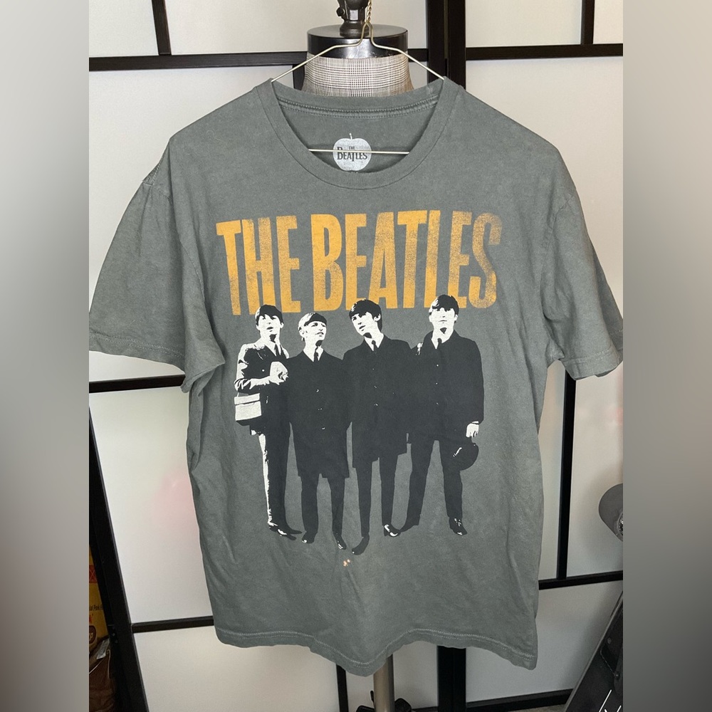 The Beatles Shirt Mens Large Classic Dark Gray The Beatles Short Sleeve T-Shirt
